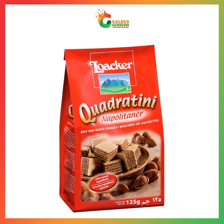 Bánh Xốp Quadratini Loacker 125g