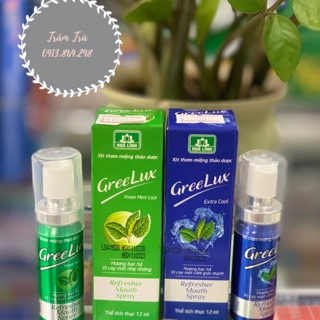 Xịt thơm miệng Greelux Extra Cool Thảo Dược 12ml - Chính hãng Cty Hoa Linh