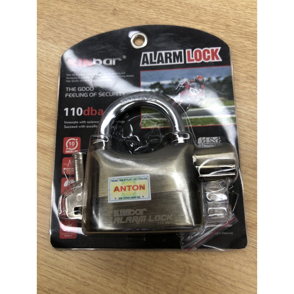 Ổ khóa hú chống trộm cao cấp Kinbar Alam Lock