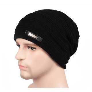 Mũ nón len nam nữ hàn quốc thiết kế sọc ngang