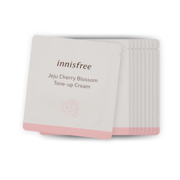 SALE2 Sample Kem Dưỡng Anh Đào Nâng Tone Tức Thì Innisfree Tone Up Cream 1ml SALE2