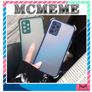 Ốp điện thoại nhám chống sốc 4 góc sang trọng cho Samsung Galaxy ss A02 A12 A32 A42 A52 A72 5G 4G