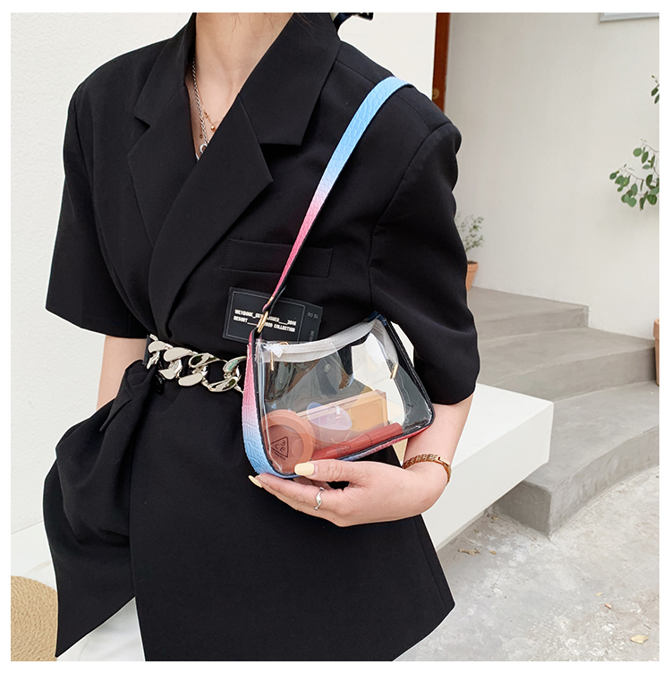 Women Casual Transparent Handbag Tote Shoulder Small Bag