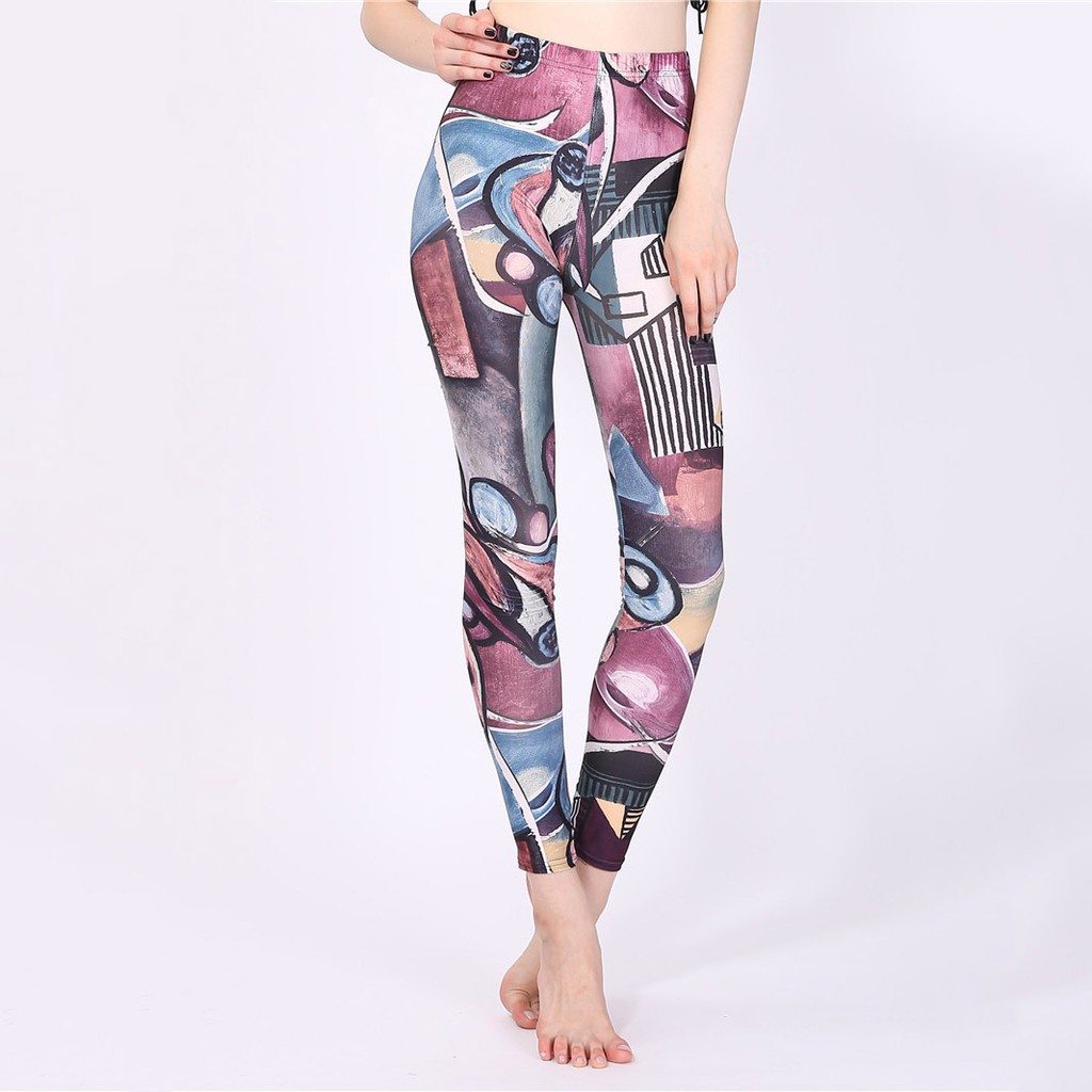 Quần Legging Tập Yoga Gym Rằn Ri 3D BST1 P1654