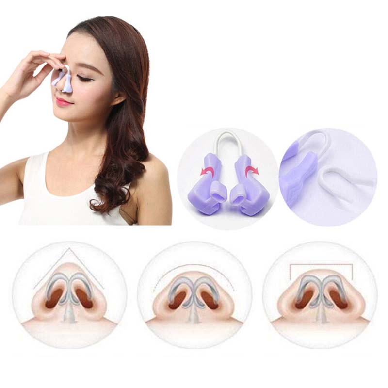 Kẹp Định Hình Mũi Bằng Silicon Mềm Tự Nhiên Làm Đẹp