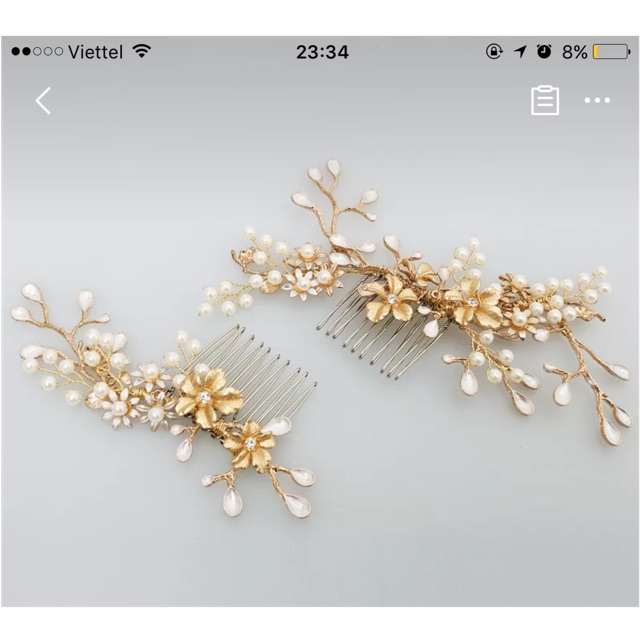 Hoa cài đầu bridal