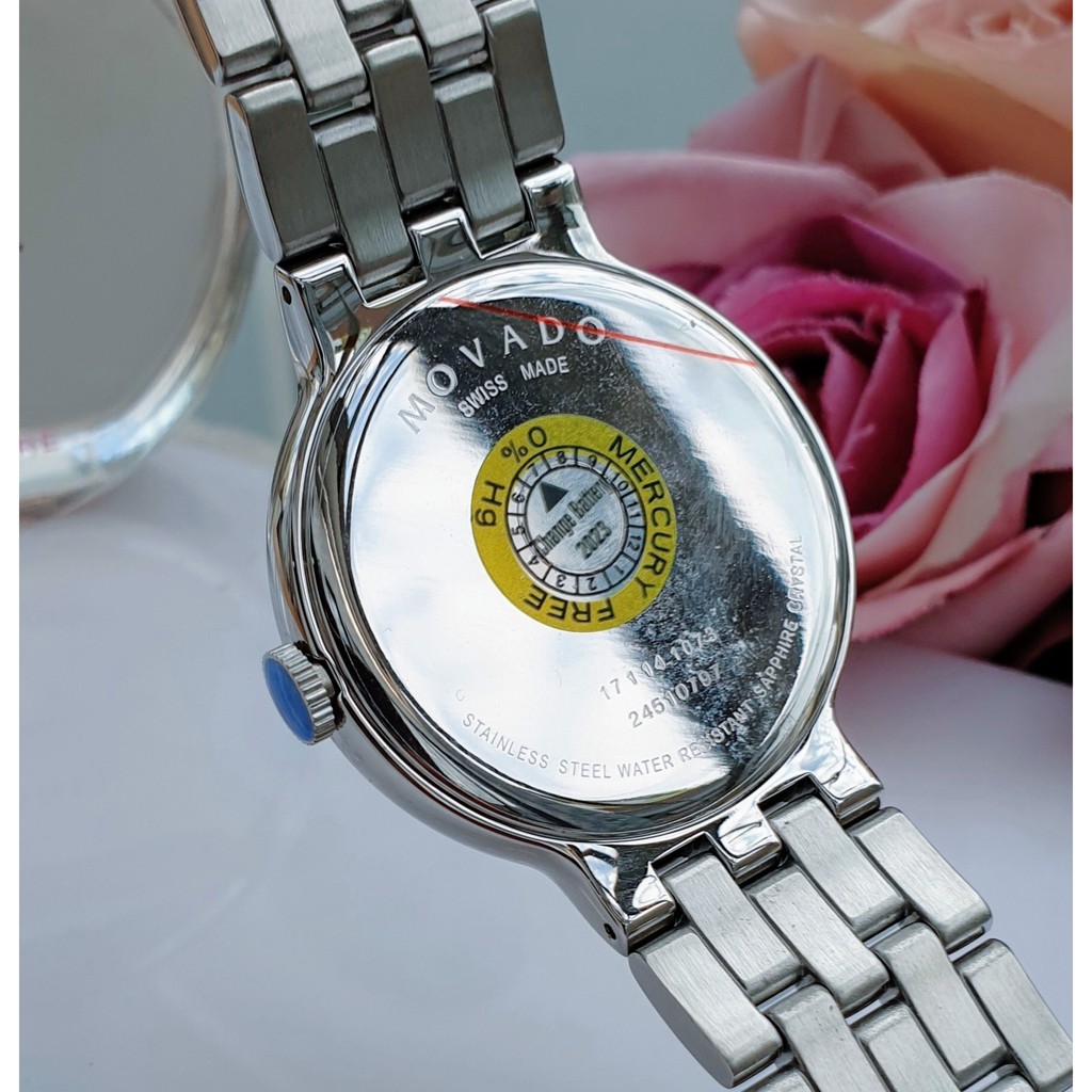 Đồng hồ nam chính hãng Movado Men's Swiss Quartz - Máy pin - Kính Sapphire