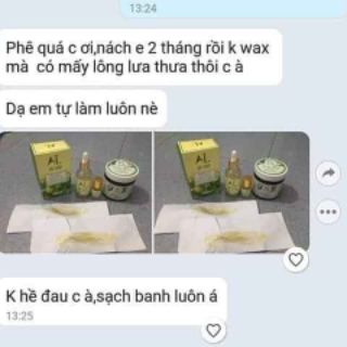 Combo Wax lông An Lành và mỡ trăn (tặng 50 tờ giấy và 2 que wax)