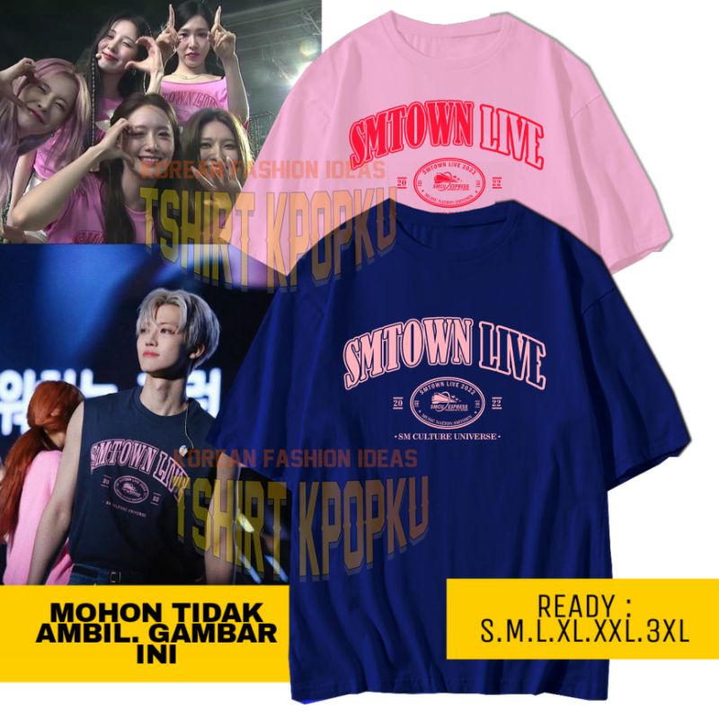 Áo Thun Hàn Quốc SMTOWn LIVE 2022 SUWON culture universe