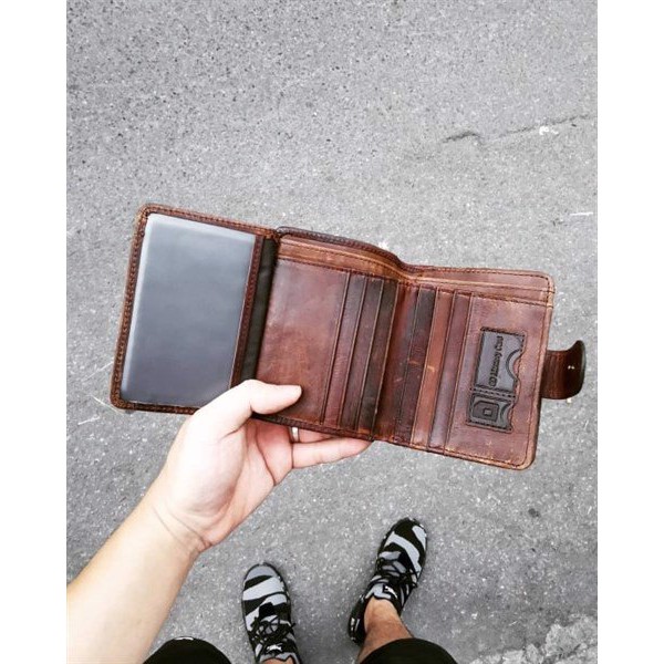 Ví Da Nam / Bóp Da Nam Cao Cấp Hàng Đẹp Gạt Tàn Store / Cam Kết Da Bò Thật 100% - VD 337