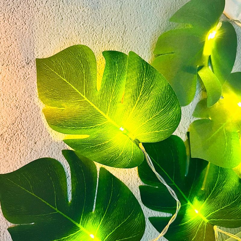Dây Đèn Led Hình Lá Cây / Rùa Chống Thấm Nước Độc Đáo Trang Trí Nhà Cửa / Tiệc Cưới / Giáng Sinh