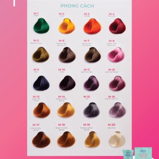 Thuốc nhuộm moloka kèm trợ nhuộm ( mùi thơm , không rát)