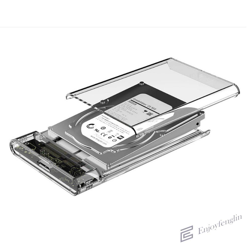Hộp Đựng Ổ Cứng Trong Suốt 2.5 Inch Sata Sang Usb 3.0 Micro-B | BigBuy360 - bigbuy360.vn