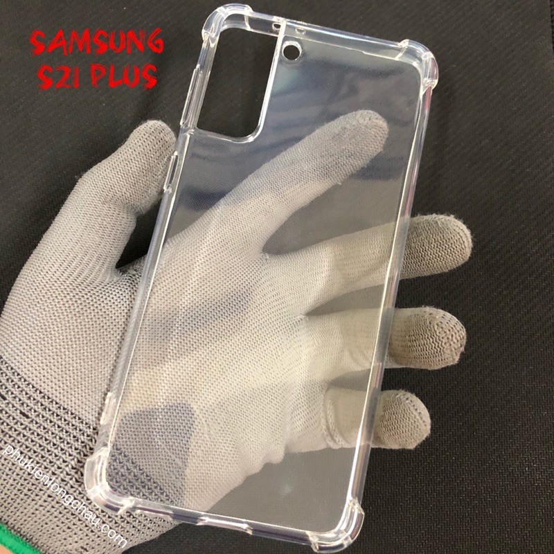 Ốp Lưng Samsung S21 Plus Dẻo Trong Suốt Chống Sốc Có Gù Bảo Vệ 4 Gốc