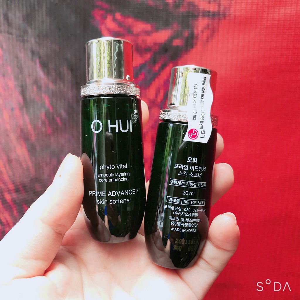 [GIÁ SỈ] HOA HỒNG DƯỠNG TRẮNG CHỐNG LÃO HÓA LÀM CĂNG DA OHUI XANH PRIMER 20ML