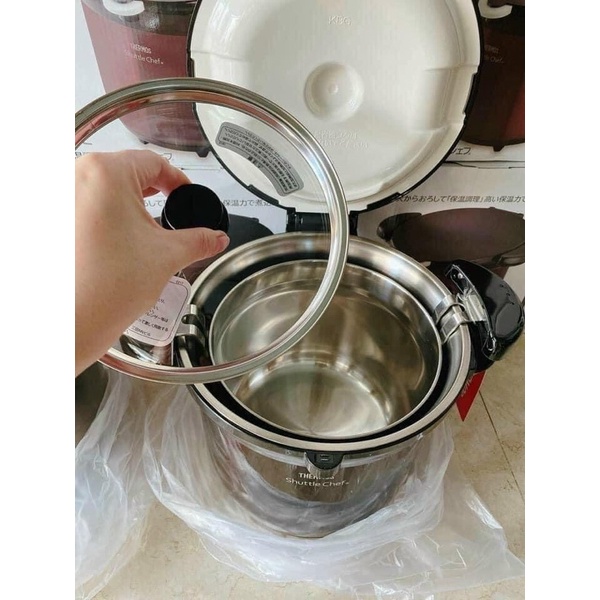 Nồi ủ giữ nhiệt chân không Themos Nhật Bản 4.5l