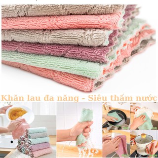 Khăn Lau Bếp Đa Năng 2 Mặt Siêu Sạch