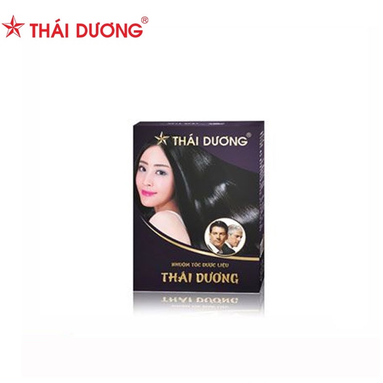 Nhuộm tóc đen dược liệu Thái Dương-gói 10g