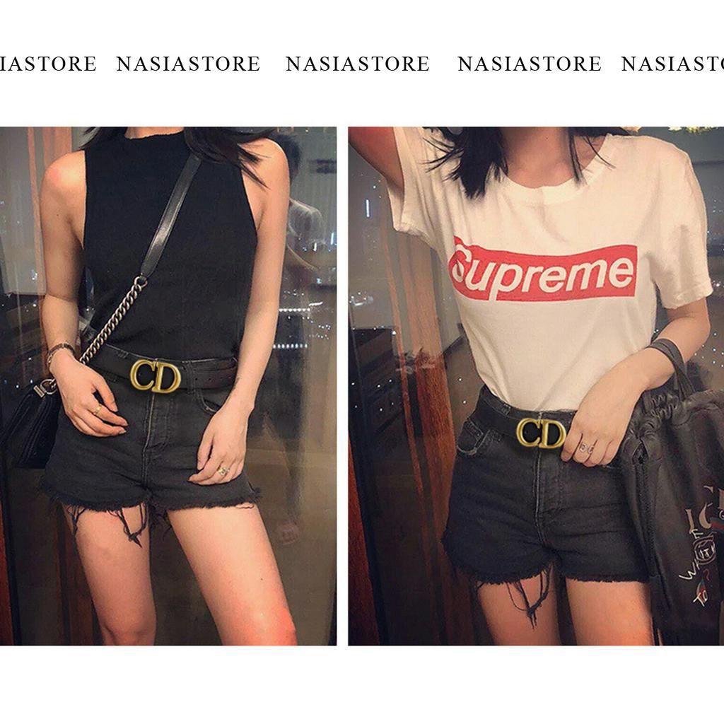 Đai váy nữ nhỏ 2cm Nasiatore - Thắt lưng nữ bản nhỏ nịt áo váy hàng cao cấp - Đai thắt áoTLSU14