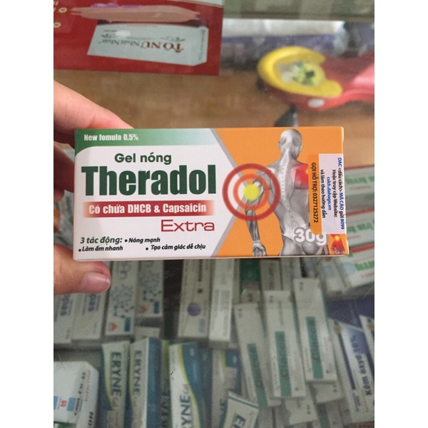 GEL NÓNG XOA BÓP THERADOL