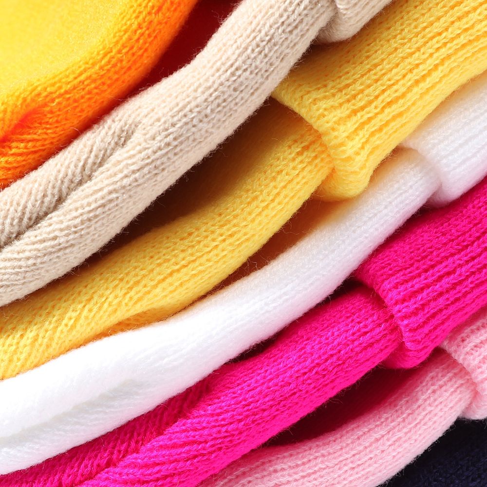 Mũ beanie dệt kim màu trơn giữ ấm mùa đông 18 màu tùy chọn dễ thương thời trang cho nam và nữ