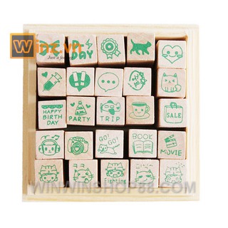 Bộ con dấu Happy Life - Winz.vn