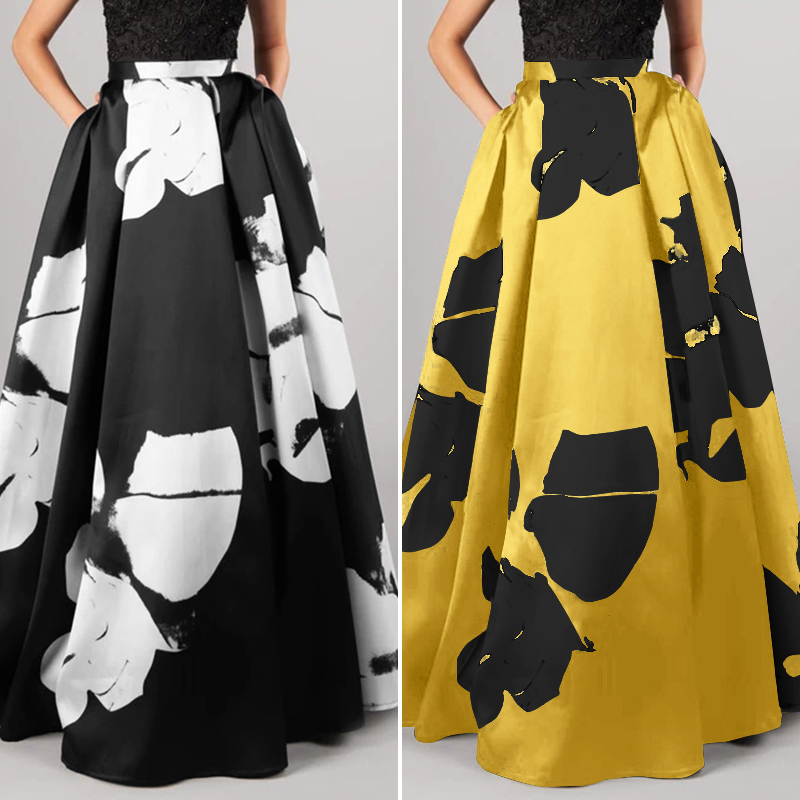 Váy CELMIA Maxi Lưng Cao Họa Tiết Hoa Nữ Tính | BigBuy360 - bigbuy360.vn