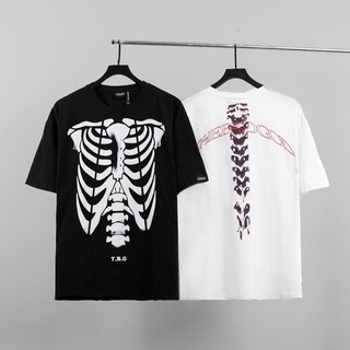 Áo thun tay lỡ The Bad God Skeletal tee