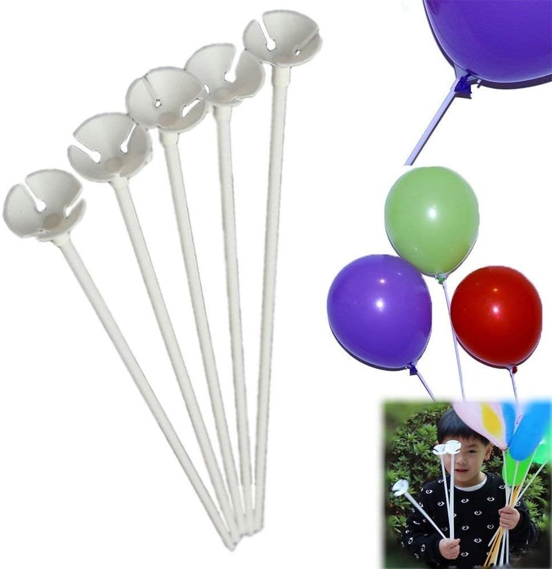 Set 20 giá đỡ bong bóng nhiều màu trang trí tiệc cưới