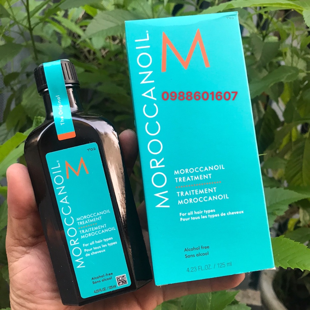 Tinh dầu dưỡng phục hồi tóc hư tổn khô xơ Moroccanoil Treatment Oil 125ML
