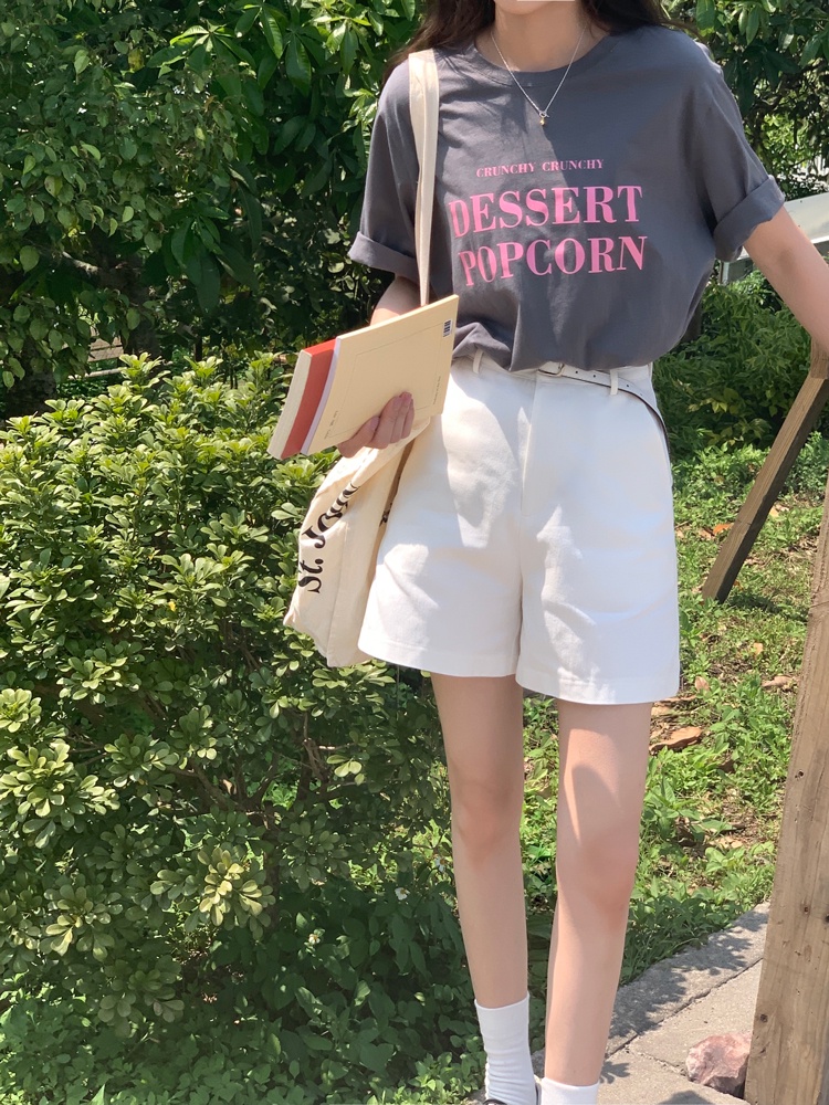 Quần Short Ống Suông Phối Thắt Lưng Thời Trang Năng Động 51289