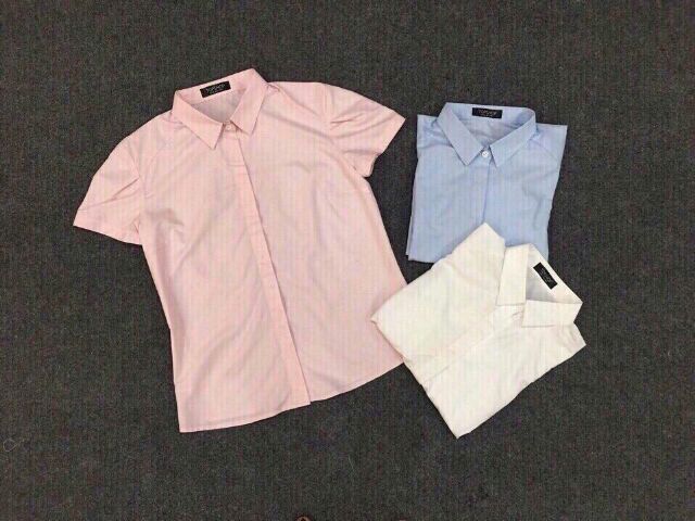 áo sơ mi nữ cộc tay công sở màu trắng M95 | BigBuy360 - bigbuy360.vn