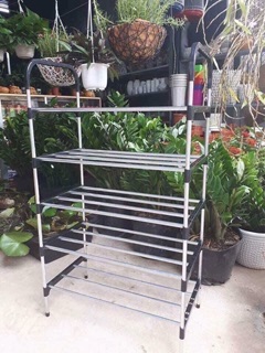 KỆ GIÀY 5 TẦNG INOX.