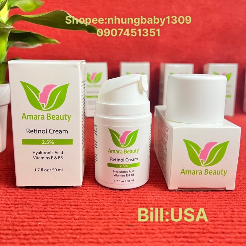 Amara Retinol 2.5 % ,Axit Hyaluronic ,vitamin E &amp; B5