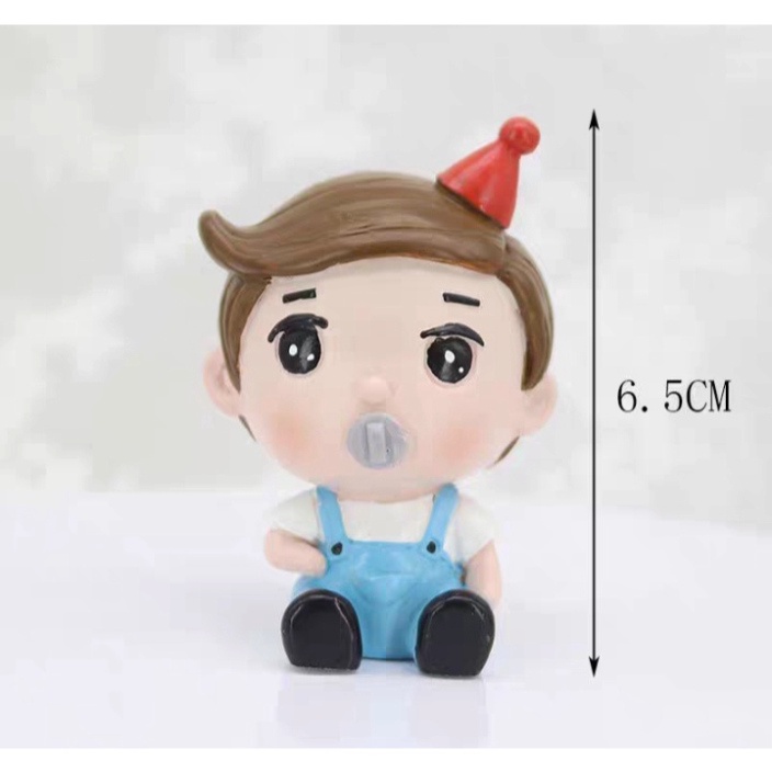 búp bê trang trí bánh kem [FREESHIP❤️] em bé thôi nôi đẩy xe