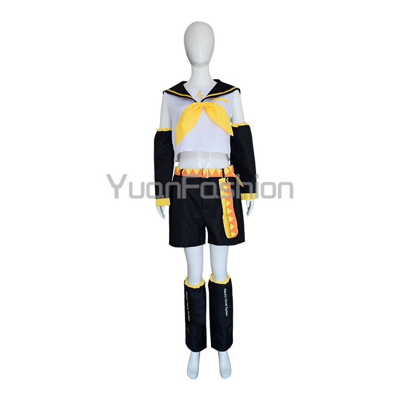 Trang Phục Hóa Trang Anime VOCALOID Crypton Future Media Kagamine Rin / Len Phục Hồi Hoàn Hảo Cho Nữ