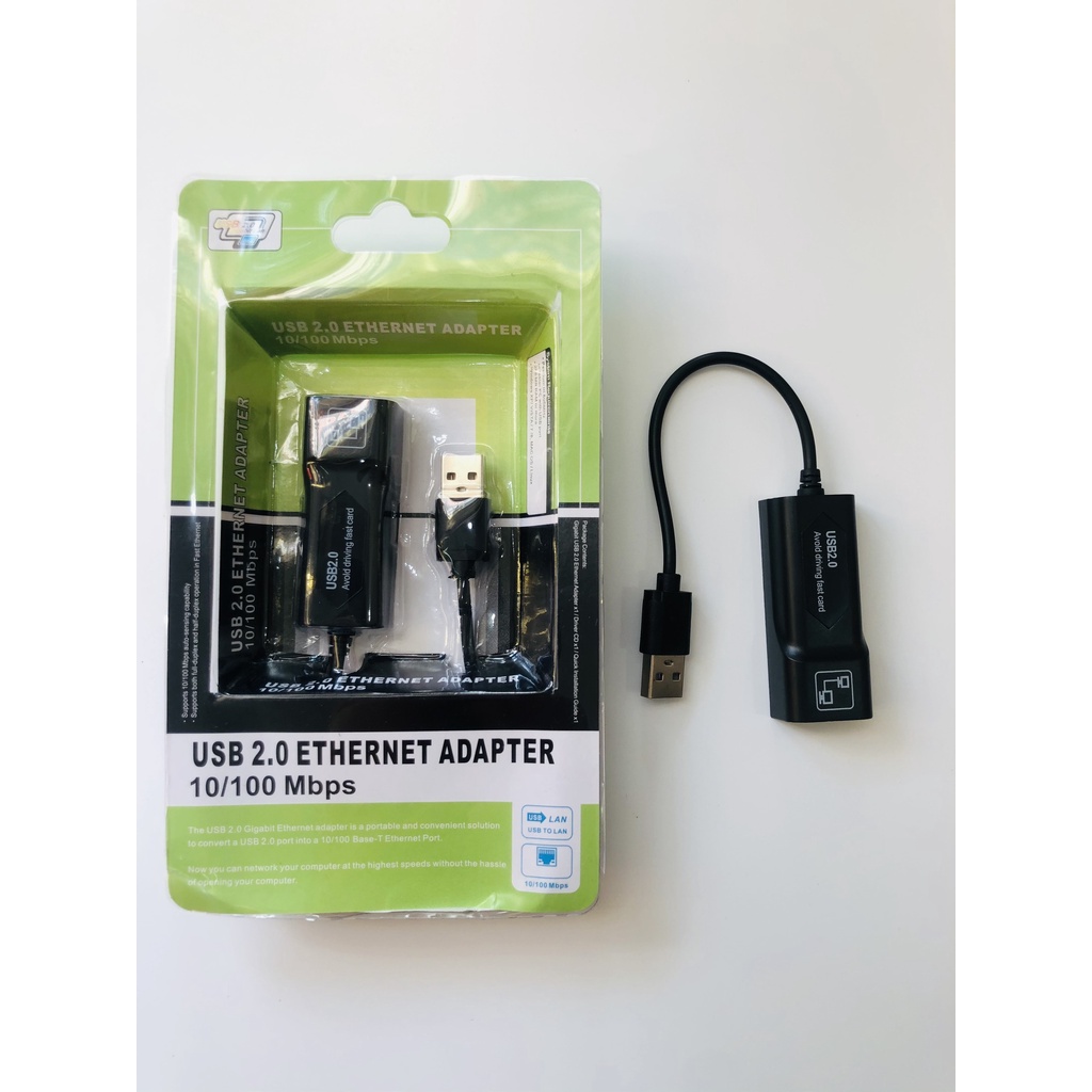 Cáp Chuyển Tín Hiệu USB sang Lan 2.0 Ethernet Adapter Card mạng