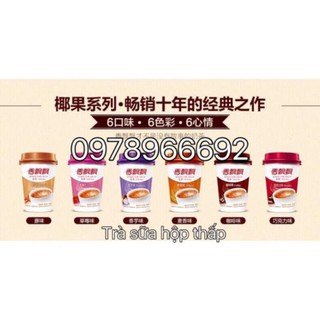 1 thùng trà sữa trộn vị cốc thấp xiang piao piao