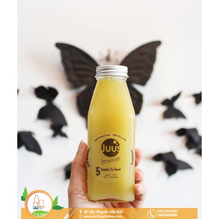 CHAI THỦY TINH VUÔNG NẮP NHÔM XOÁY 350ML