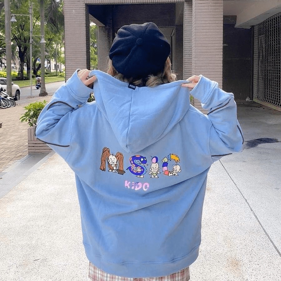 Áo khoác nữ Hoodie form rộng Khóa Dây Kéo Chất Liệu Thun NỈ Ngoại Hot Trend TP [NewUnisex]