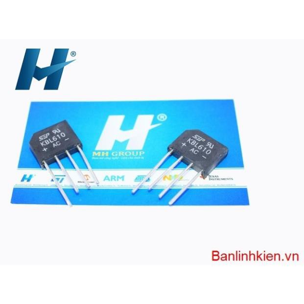 Diode Cầu 6A 1000V KBL610