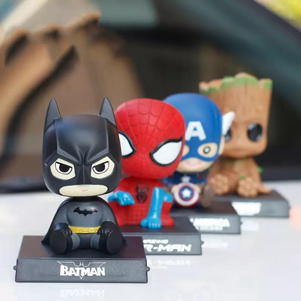 REBUY1 Đồ trang trí Nhân Vật Groot Batman Trang Trí Điện Thoại