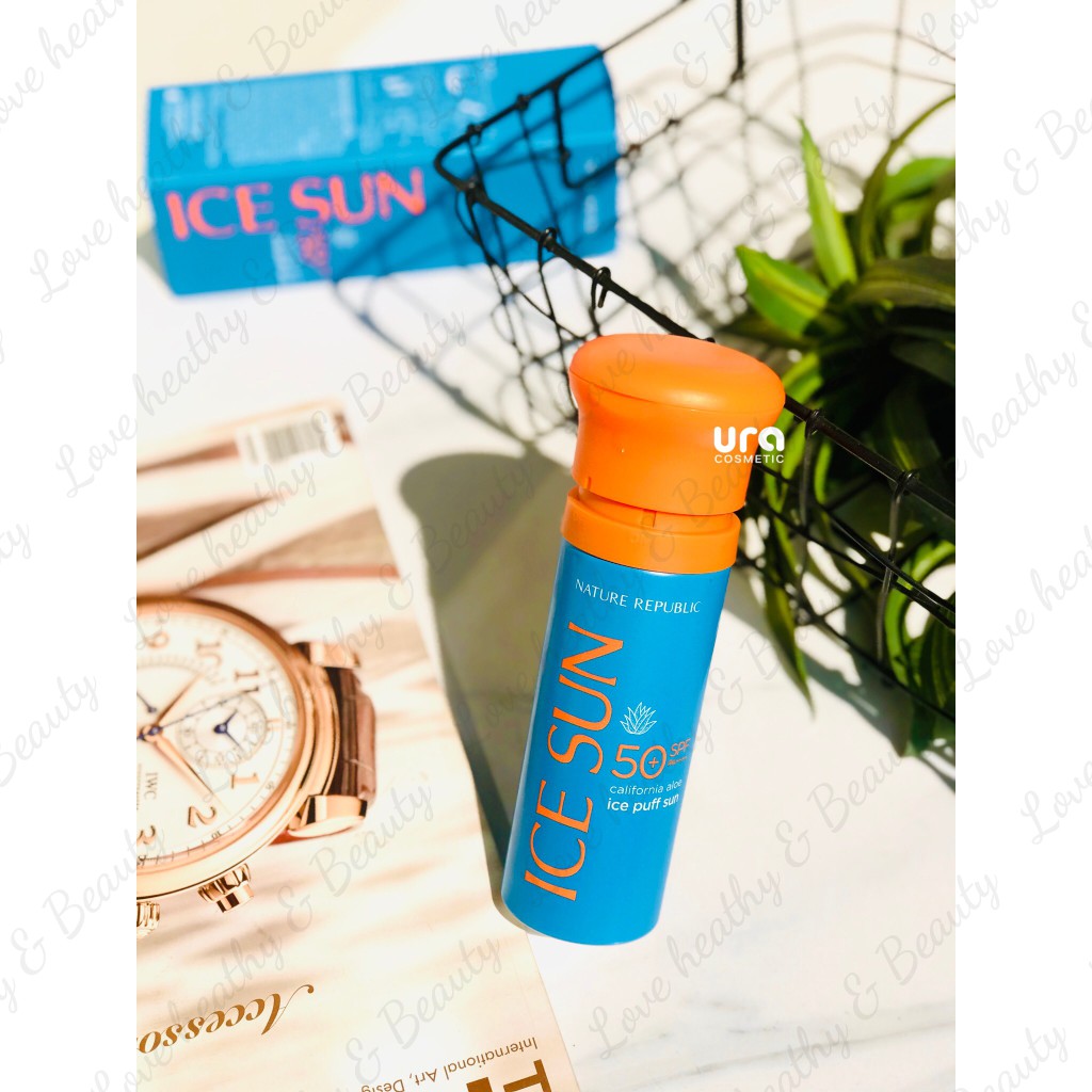 [HÀNG TỐT] Kem Chống Nắng Ice Sun Nature Republic SPF 50 PA++ Giúp Trắng Da - Cải Thiện Nếp Nhắn