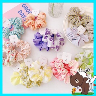 Scrunchies phi bóng( giao mẫu ngẫu nhiên)