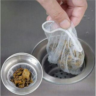 Combo 100 Túi Lọc Rác Dùng 1 Lần Cho Bồn Cầu Rửa Chén
