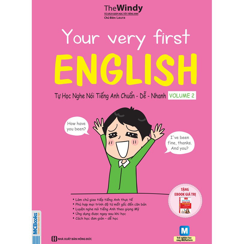 Sách - Your Very First English - Tự Học Nghe Nói Tiếng Anh Chuẩn Dễ Nhanh - Volume 2 Tặng Kèm Bookmark