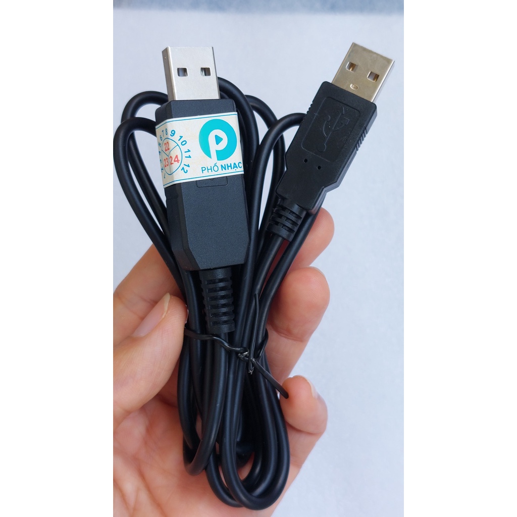 Dây cáp chỉnh vang số RS232 2 đầu USB theo vang, dùng kết nối vang số X3, X5, X6, X8, X10, X12 với máy tính