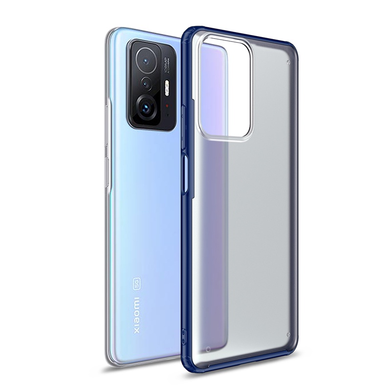 Ốp Điện Thoại Pc + TPU Nhám Trong Suốt Mới Cho Xiaomi Mi 11T Pro