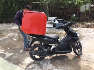 Thùng chở hàng composite 56x56x60