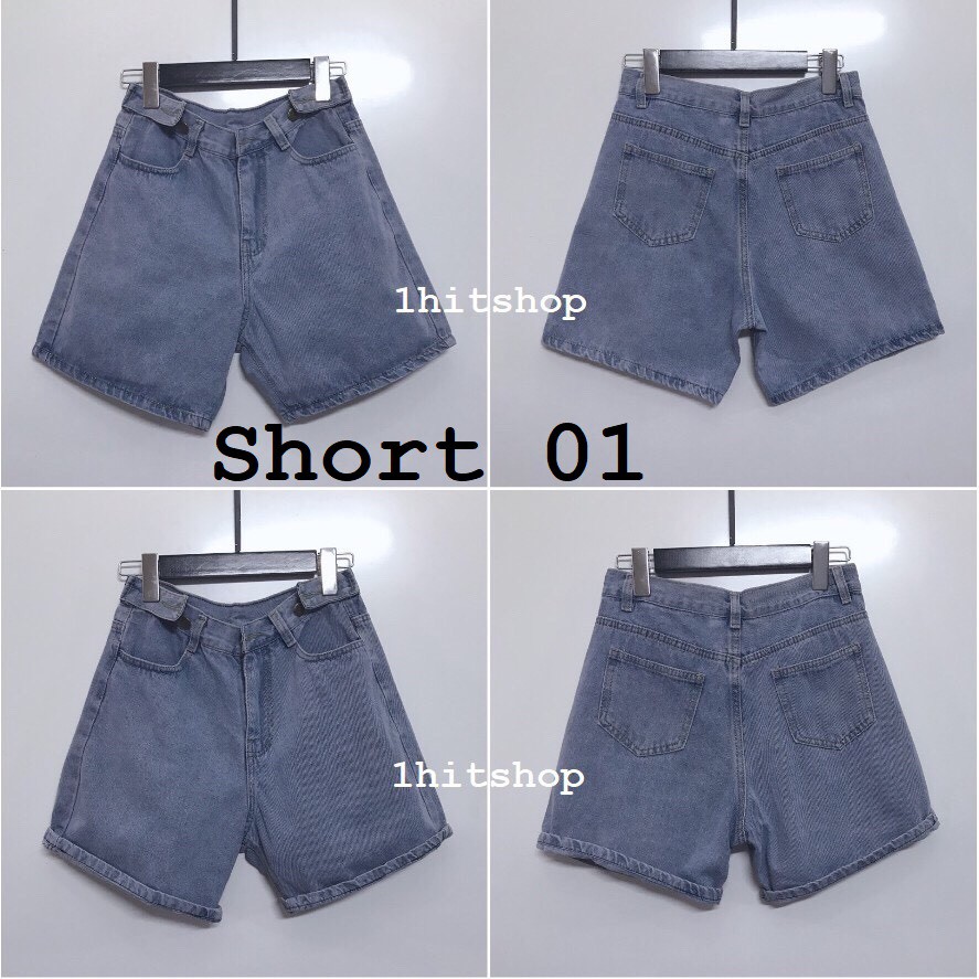 [MÃ WA2207 hoàn 12% xu đơn từ 99k]Quần SHORT JEAN 01 Nữ (Form nhỏ xinh)